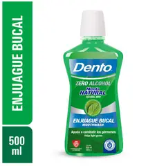 Dento - Enguaje Bucal Menta Natural Botella 500 mL