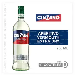 CINZANO - Vino Vermouth Dry Botella 750 mL