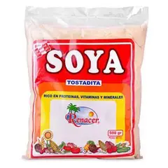 GENERICO - Harina de Soya Tostada Renacer Bolsa 500 g