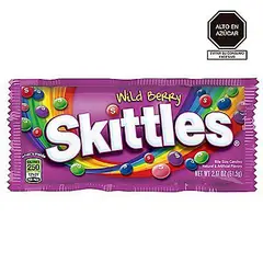 SKITTLES - Caramelos Masticables Sabor Wild Berry 61.5 g