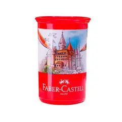 FABER CASTELL - Tajador Con Depósito Tubular Color Surtido