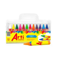 ARTI CREATIVO - Crayones Jumbo Empaque 12 Und