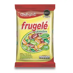 AMBROSOLI - Gomitas Frugelé Frutas 100 Unidades