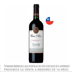 CASA SILVA - Vino Tinto Cabernet Sauvignon Carmenere Botella 750 mL