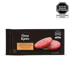 OTTO KUNZ - Hamburguesa Parrillera Premium de Res Empaque 600 g