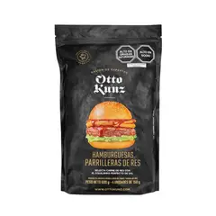 OTTO KUNZ - Hamburguesa Parrillera Premium de Res Empaque 600 g