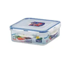 LOCK & LOCK - Contenedor Lock´N Lock Cuadrado 4 Divisiones 870 mL