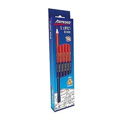 ARTESCO - Lápices Bicolor Rojo Y Azul Empaque 12 Und