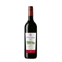 VINA VIEJA - Vino Blanco Viña Vieja Gran Borgoña Semi Seco Botella 750 mL