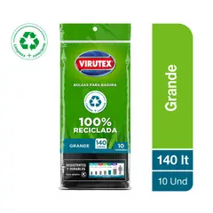 undefined - Bolsa de Basura Virutex 140 L Empaque 10 Und