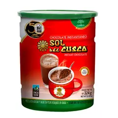 SOL DEL CUSCO - Chocolate Instantáneo Canela y Clavo Lata 324 g