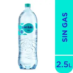 SAN LUIS - Agua Sin Gas Botella 2.5 L