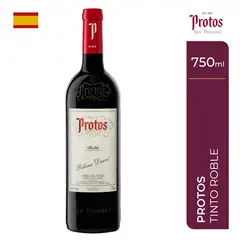 PROTOS - Vino Tinto Roble 14.5° Botella 750 mL