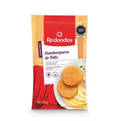 REDONDOS - Hamburguesa de Pollo Empaque 360 g