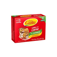 AJINOMOTO - Caldo Concentrado Doña Gusta Sabor Carne Caja 6 Und