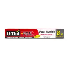 U THIL - Rollo Papel Aluminio Uthil Empaque 8 m