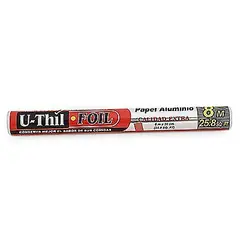 U THIL - Rollo Papel Aluminio Uthil Empaque 8 m