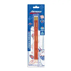 ARTESCO - Lápiz Chequeo Rojo Empaque 2 Und