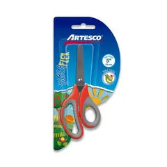 ARTESCO - Tijera Escolar 5" La Naranjita Super Flex