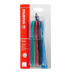 STABILO - Lapicero Liner Empaque 5 Und
