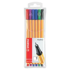 STABILO - Fine Pen Point 88 Estuche 6 Und