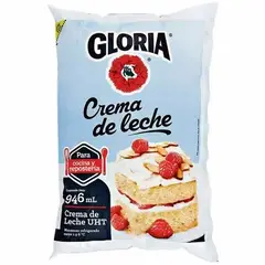 GLORIA - Crema de Leche UHT Bolsa 946 g