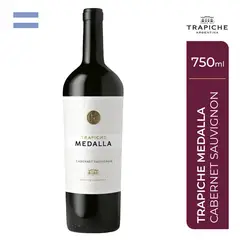 TRAPICHE - Vino Tinto Medalla Cabernet Sauvignon Botella 750 mL