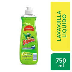 SAPOLIO - Lavavajilla Liquido Manzana Botella 750 mL