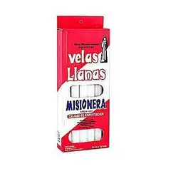 undefined - Vela Llana Misionera Tipo M 12 Unidades