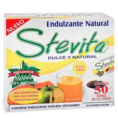 STEVITA - Endulzante Natural Caja 50 Sobres