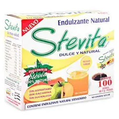 STEVITA - Endulzante Natural Caja 100 Sobres