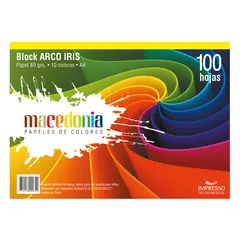 KIMBERLY CLARK - Block Arcoíris Macedonia 80 g A4 100 Hojas