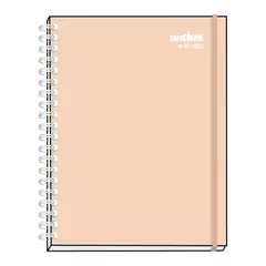 LOS ANDES - Cuaderno Espiral Andes Cuadriculado Tapa Dura E Studio A4 160 Hojas