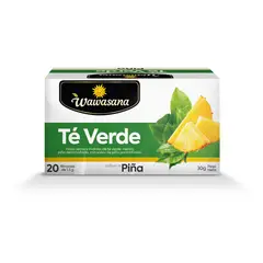 WAWASANA - Té Verde con Piña Caja 20 Sobres