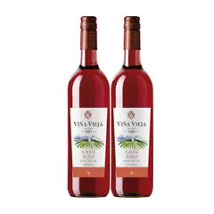 VINA VIEJA - Vino Viña Vieja Rosé Pack 2 Botellas 750 mL