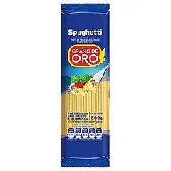 GRANO DE ORO - Fideo Spaghetti Bolsa 500 g