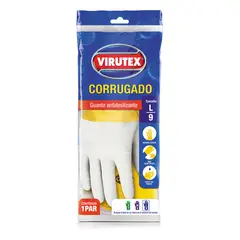 VIRUTEX - Guantes Corrugado Clásico Talla L