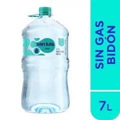 SAN LUIS - Agua Mineral sin gas 7 L