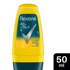 REXONA - Antitranspirante Roll On Men V8 Envase 50 mL