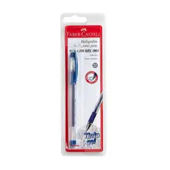 FABER CASTELL - Lapicero Tinta Gel 064F Azul