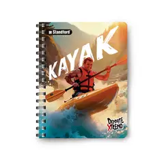 GENERICO - Cuaderno Espiralado A4 Cuadriculado Deporte Extreme 160 Hojas