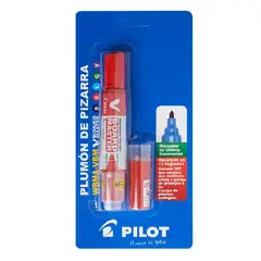 PILOT - Plumón Para Pizarra Rojo