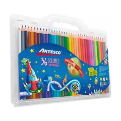 ARTESCO - Colores Triangulares Estuche 36 Und