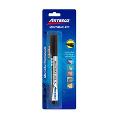 ARTESCO - Plumón Indeleble Multimax A123 Color Negro