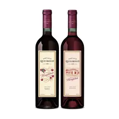 SANTIAGO QUEIROLO - Vino Borgoña + Magdalena Pack 2 Und Botellas 750 mL