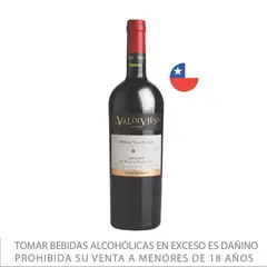 VALDIVIESO - Vino Tinto Valley Lot Merlot Botella 750 mL