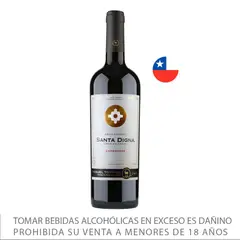 SANTA DIGNA - Vino Tinto Carmenere Botella 750 mL