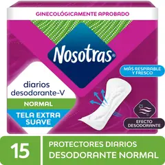 NOSOTRAS - Protectores Diarios Desodorante Normal Empaque 15 Und