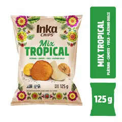 INKA CHIPS - Chips de Vegetales Mix Tropical Bolsa 125 g