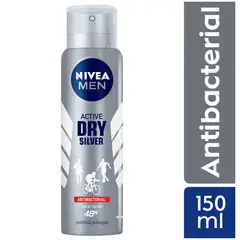 NIVEA - Desodorante en Spray Men Silver Protect Envase 150 mL